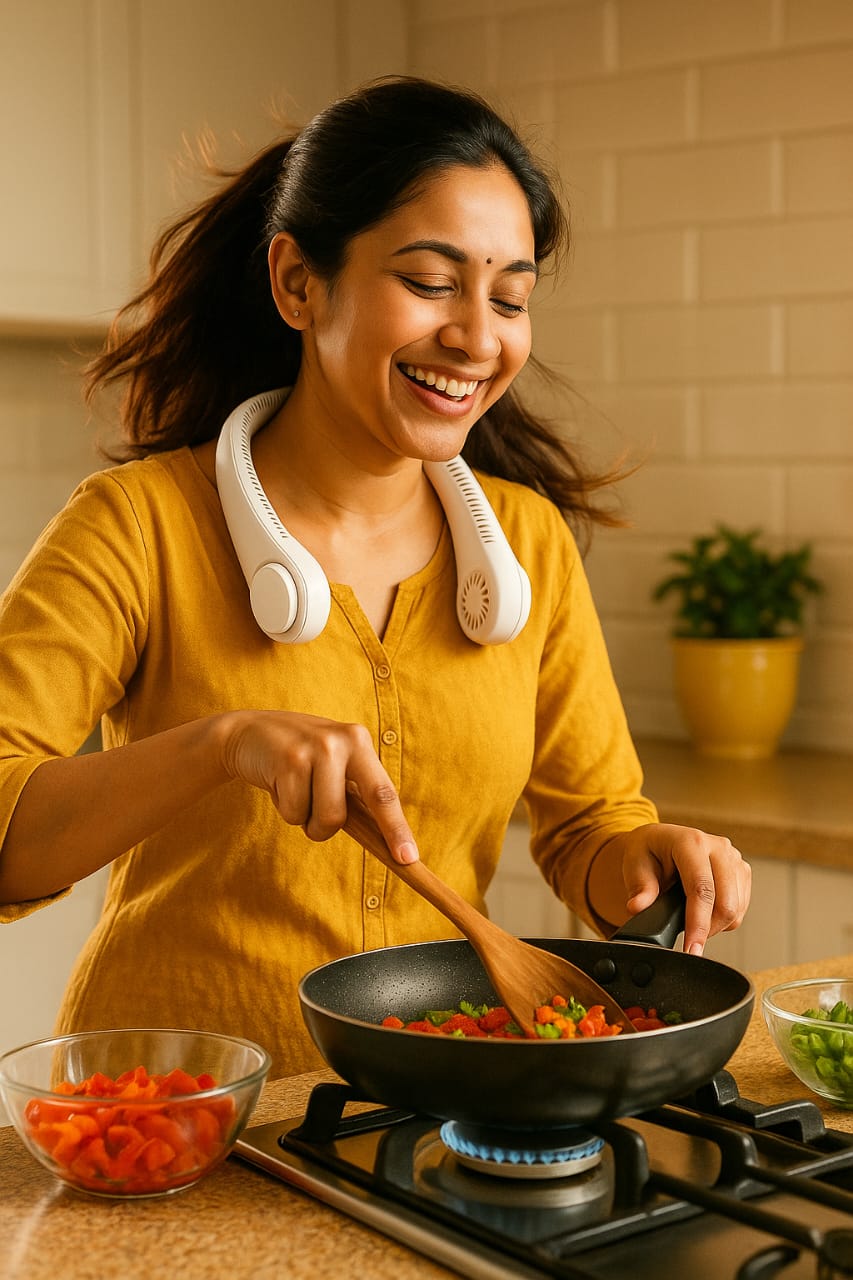 Portable Bladeless Rechargeable Neck Fan - Vistora